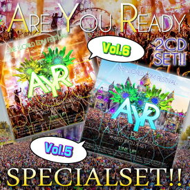 【世界の大型EDMフェスMIX 2枚セット!!】DJ A-KEY / ARE YOU READY VOL.5&6 SPECIAL SET[AKSET-03]