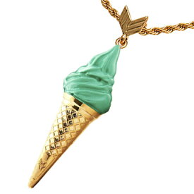 メロディエサニ / アイスクリームコーンネックレス(ミント）【Melody Ehsani】【Ice Cream Cone Necklace】