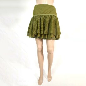 《90%OFF》スナイデル SNIDEL 日本製 チュール スカート ミニ丈 サイズ1(M)(W69) オリーブ レディース LSK1198