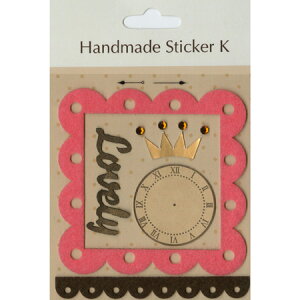 呉竹 Handmade Sticker K Lovely Goods sbst300-17 デコレーション スクラップブッキング 素材 ラッピング ステッカー シール #201#【CHI】