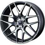 【新品国産5穴114.3車】 夏タイヤ ホイール4本セット 205/55R17 ミレバー スポーツマクロ MA349（限定） ウェッズ レオニス NAVIA 06 17インチ(送料無料)