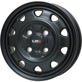 【新品 軽自動車】軽トラ 軽バン スタッドレスタイヤ ホイール4本セット 145/80R12 ヨコハマ アイスガード iG91 80/78N レアマイスター LMG OFF-STYLE(マットブラック) 12インチ(送料無料)