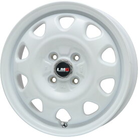 【新品 軽自動車】ソリオ ハスラー オールシーズンタイヤ ホイール4本セット 165/70R14 クムホ マーシャル MH22 オールシーズン(限定) レアマイスター LMG OFF-STYLE(ホワイト) 14インチ(送料無料)