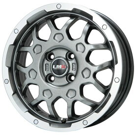 【新品 軽自動車】N-BOX タント スペーシア 夏タイヤ ホイール4本セット 155/65R14 ヨコハマ ジオランダー X-AT G016 レアマイスター LMG MS-9W ガンメタリムポリッシュ 14インチ(送料無料)