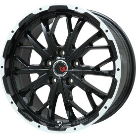 【新品国産5穴114.3車】 夏タイヤ ホイール4本セット 215/65R16 ダンロップ グラントレック PT5 レアマイスター LMG ヴァスティア(グロスブラック/ホワイトリム) 16インチ(送料無料)