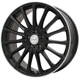 【新品国産5穴100車】 スタッドレスタイヤ ホイール4本セット 225/45R18 ダンロップ ウインターマックス 02 WM02 レアマイスター LM-S FS15 (グロスブラック/リムポリッシュ) 18インチ(送料無料)