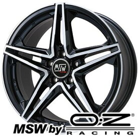 【新品】輸入車用 ベンツAクラス（W177） スタッドレスタイヤ ホイール4本セット 225/45R18 グリップマックス アイスX BSW ブラックサイドウォール(限定2023年製) MSW by OZ Racing MSW 31(グロスブラックフルポリッシュ) 18インチ(送料無料)