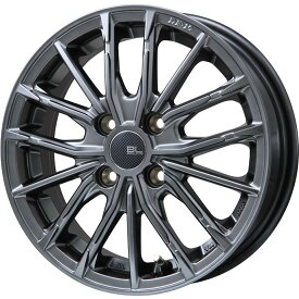 【新品国産4穴100車】 夏タイヤ ホイール4本セット 175/65R15 ヨコハマ ブルーアース AE-01F ブランドルライン DF-10M ハイパーグレー 15インチ(送料無料)