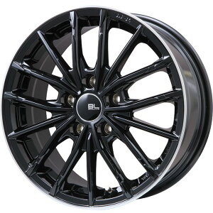 【ホイール単品4本セット】 BRANDLE-LINE ブランドルライン DF-10M グロスブラック/リムポリッシュ 7J 17インチ(送料無料)