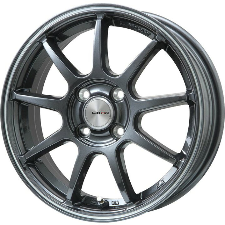 【パンク保証付き】【新品国産4穴100車】<BR> スタッドレスタイヤ ホイール4本セット<BR> 185/55R16<BR> ヨコハマ アイスガード8 エイトIG80<BR> レアマイスター LMスポーツ LM-QR ガンメタ/ラインポリッシュ<BR> 6J 16インチ(送料無料)
