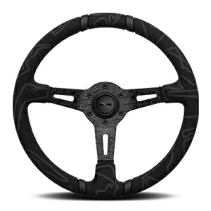 【正規輸入品】MOMO モモ ステアリング ハンドル ULTRA BLACK EDITION ウルトラ ブラックエディション 35Φ U-04 送料無料(沖縄・離島除く)