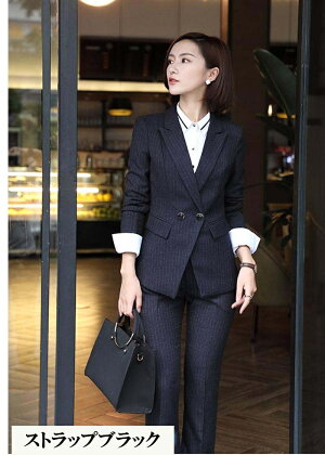 楽天市場 期間限定 マスクプレゼント中 卒業式スーツ レディース フォーマル 大きいサイズ リクルートスーツ ビジネススーツ ストライプ 就活スーツ タイトスカート 制服 就活におすすめ ネイビー ブラック S M L Xl 2xl 3xl 4xl 5xl Dd904s1 代引き不可 フル