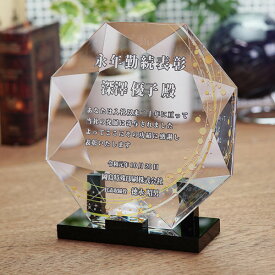表彰盾 名入れ 企業表彰 社内表彰 取引先表彰 記念品 ガラス クリスタルガラス dp-19