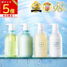 【15冠受賞】 LUFT（ルフト）ケア＆デザイン シャンプー トリートメント 500mL ボトルセット PPT美容液 ノンシリコンシャンプー アミノ酸シャンプー 無添加 送料無料