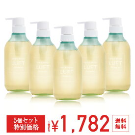 【5個セット特別価格】【15冠受賞】 LUFT（ルフト）ケア＆デザイン シャンプー さらさらスムースタイプ 500mL PPT美容液 アミノ酸シャンプー 無添加 産後の 抜け毛 エイジング ケアに ノンシリコンシャンプー 送料無料