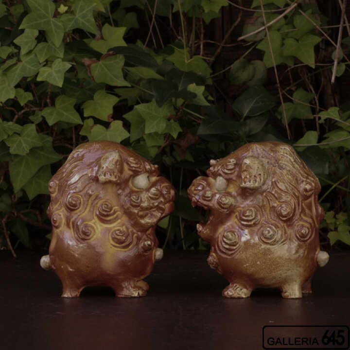 楽天市場】丸シーサー（茶）：大海陽一：059035 : GALLERIA 645
