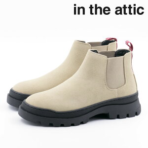 �y1/24 20���`4H����PT10�{�z�y50%OFF�z �����Y �u�[�c IN THE ATTIC DAD �C���W�A�e�B�b�N �u�[�c �J�W���A�� �X�j�[�J�[ GT227-1188 �u���b�N �z���C�g �x�[�W���X�G�[�h