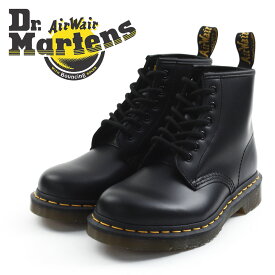 【1/20 20時〜4H限定PT10倍】 ドクターマーチン Dr.Martens レディース シューズ 101 YS スムース 6 ホール ブーツ 26230001 レザー イエローステッチ 定番