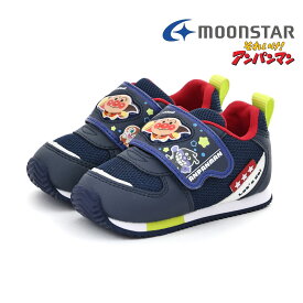 【10/5 20時〜4H限定10%CP】【30%OFF】 ムーンスター moonstar ベビー キッズ スニーカー アンパンマン AP B62 男の子 女の子 子供靴 通園 幼稚園 マジックテープ ベルクロ バイキンマン コキンちゃん お祝い プレゼント