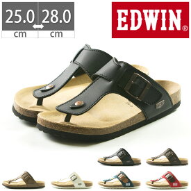 【10%OFF】 エドウィン EDWIN コンフォートサンダル EW9123 プレゼント フットベットサンダル 25 26 27 28 夏 2020