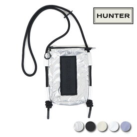 【6/5 20時～4H限定P10倍】【全品100円CP】 ハンター HUNTER レディース メンズ バッグ トラベル リップストップ リサイクル ナイロン フォンポーチ UBP1514 ミニバッグ スマホバッグ 防水 耐久性 正規品