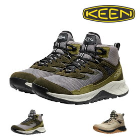 【9/23 20時〜6H限定5%CP】 キーン KEEN メンズ スニーカー ハイトレイル ミッド ウォータープルーフ 防水ハイキングシューズ 1031118 1030343 防水 レインシューズ レインスニーカー 雨靴 ウォーキング 運動靴