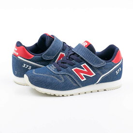 【4/20 20時～4H限定PT10倍】【20%OFF】 ニューバランス new balance ジュニア キッズ 男の子 女の子 スニーカー YV373 XM2 XN2 子供靴 デニム マジックテープ かわいい シンプル おしゃれ