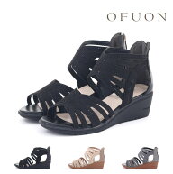 【夏休み限定 最大500円CP】【39%OFF】 オフオン OFUON レディース サンダル グラディエーターサンダル O…