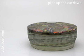 織モザイク蓋物茶入れ・茶入・茶器・水指・茶道具・お茶碗・抹茶茶碗・蓋置きの販売・通販