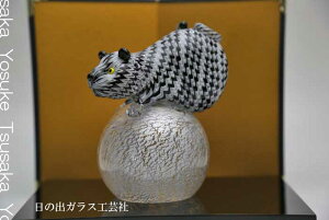 「ガラスの干支 寅(白色) 遊ぼうよ」干支の寅の置物 2022年干支 寅年 虎の置物の販売・通販 ガラスオブジェ・風水・水晶