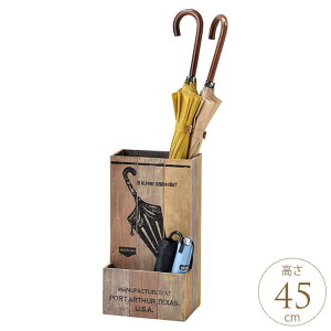 ウッド調 アンティーク 傘立て カントリー かさ立て おしゃれ ヴィンテージ 折りたたみ傘 収納 梅雨 対策 グッズ アイテム 【送料無料】