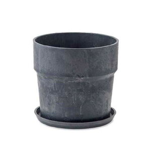 プランター プラスチック 鉢 軽量 おしゃれ プラ鉢 ジェラート シングル 直径19.5cm 軽い シンプル 底穴あり 受け皿付き 室内 屋内 インテリア 屋外 庭 ガーデン ベランダ フラワーポット 観葉