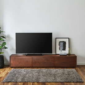 テレビ台 200 おしゃれ 幅200 tv台 テレビボード ブラウン ナチュラル tvボード 200cm 完成品 avボード ローボード 収納 リビング ウォルナット タモ 突板 天然木 突板ガラス スチール脚 選べる高さ 【送料無料】 GB-INTE-0920
