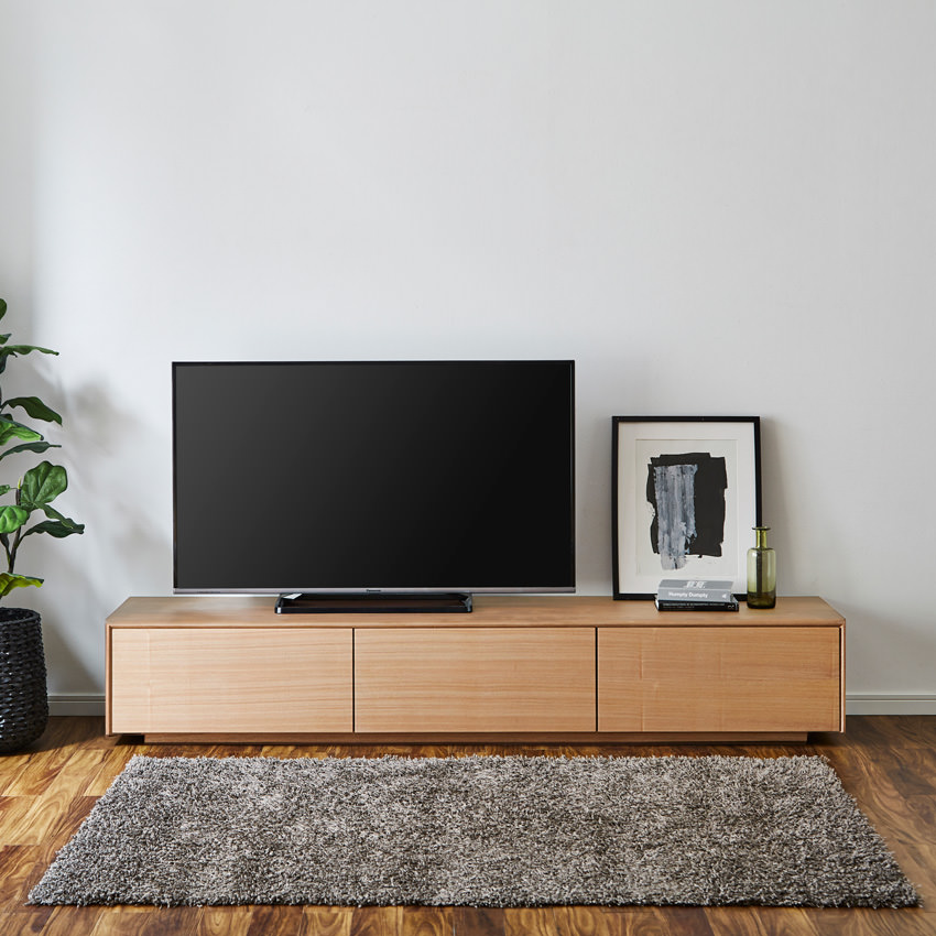 200cm 天然木 AVラック テレビボードの人気商品・通販・価格比較