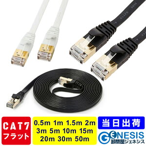 �t���b�g LAN�P�[�u�� cat7 0.2m GSPOWER ����2.2mm �S�[���h���b�L �Ɩ��p ��Ɨl���� �T�[�o�[ �f�[�^�[�Z���^�[ 10G�ʐM �J�e�S��7 �X�g���[�g �ܐ܂�h�~ ���^