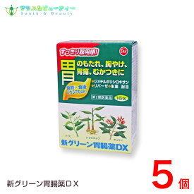 新グリーン胃腸薬DX（16包）×5個【第2類医薬品】第一薬品工業株式会社ネコポス対応です