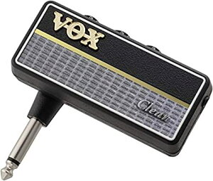 VOX ヘッドフォン ギターアンプ amPlug2 Clean ケーブル不要 ギターに直接プラグ イン 自宅練習に最適 電池駆動 エフェクト内蔵 ナチュラルなクリーンサウンド