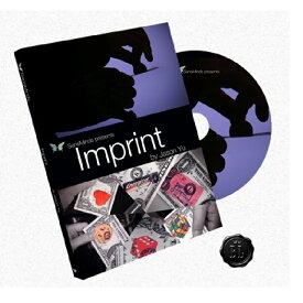 【楽天スーパーSALEクーポンで11％OFF】 手品 マジックインプリント　Imprint 　by Jason Yu and SansMinds　（DVDとギミック付）　　　ギフト対応　あす楽 おうち時間 大人かわいい雑貨