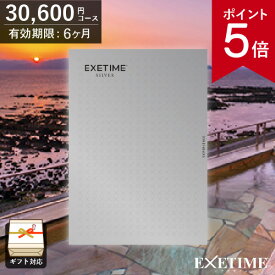 【ポイント5倍】カタログギフト 旅行 EXETIME（エグゼタイム）シルバー 30000円コース 3万円 宿泊 温泉 旅行券 ギフト JTB 体験 贈答 内祝い お祝い お返し 出産内祝い 結婚内祝い 引き出物 プレゼント 冬ギフト 寒中見舞い