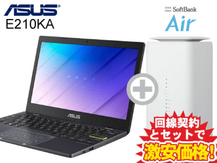 楽天市場】新CP！ASUS ノートパソコン E210KA E210KA-GJ01BWS 