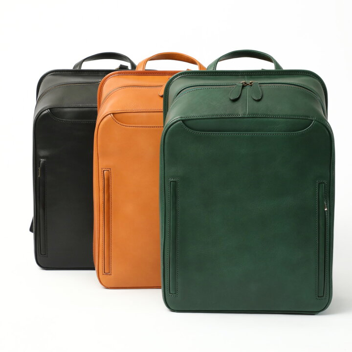 楽天市場】リュック 日本製 本革 高級 スクエアバッグ SQUARE BAG 