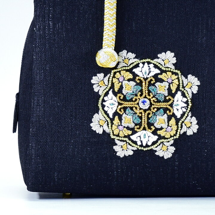 楽天市場】ビーズ本手刺繍ボストン型バッグ 華文【 礼装用バッグ 訪問 
