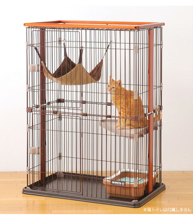 楽天市場】猫 ケージ Bonbi ボンビアルコン ボンビ ウッドワンサークル 