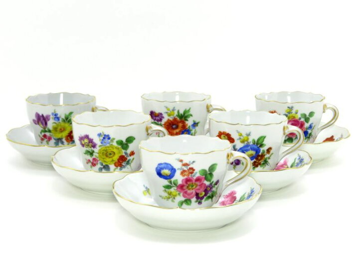 楽天市場 マイセン カップ ソーサー ベーシックフラワー ブーケ 五つ花 デミタスc S 6客セット Meissen グラスクラシック 楽天市場店 楽天市場 マイセン カップ ソーサー ベーシックフラワー ブーケ 五つ花 デミタスc S 6客セット Meissen グラスクラシック 楽天市場店