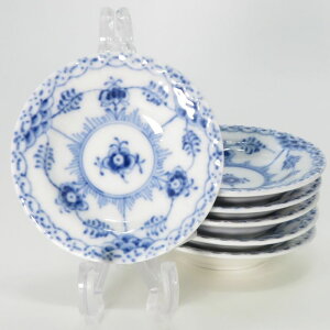 ���C�����R�y���n�[�Q�� �v���[�g���u���[�t���[�e�b�h �n�[�t���[�X Royal Copenhagen �~�j�v���[�g 7.5cm ���M 6���Z�b�g 1���i 1