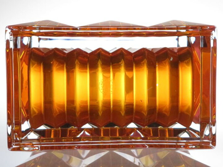 楽天市場】バカラ 花瓶 ○ ルクソール フラワーベース オレンジ 20.5cm  