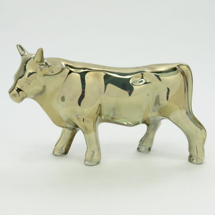 楽天市場】バカラ フィギュリン ○ 牛 置物 ゴールド 金 オーナメント  