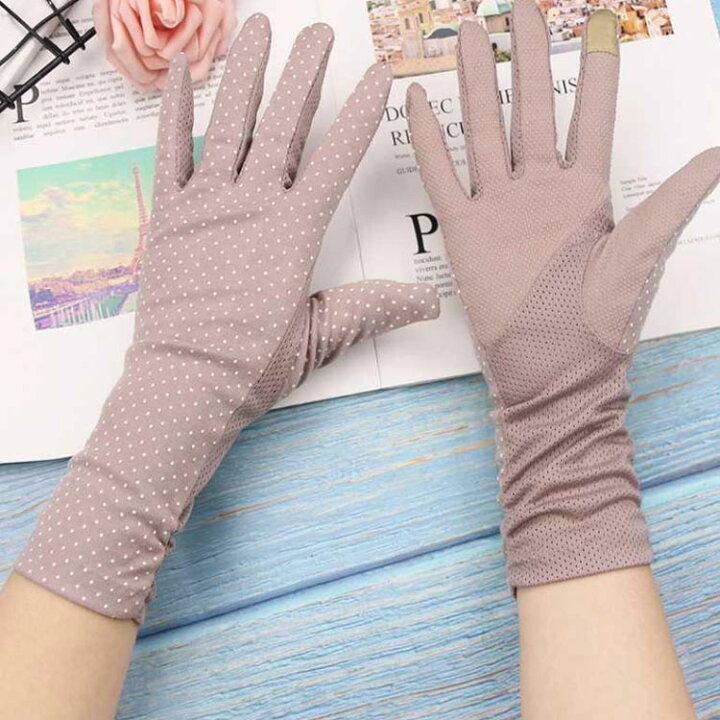 楽天市場 手袋 Uvカット ロンググローブ レディース 紫外線対策 Uv手袋 通気 透け薄め おしゃれ 滑り止め スマホ対応 タッチパネル対応 アウトドア 自動車 車運転手袋 女性 春夏秋 清涼 新作 送料無料 ギュリック