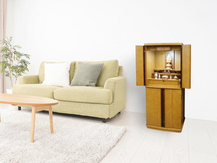 楽天市場 仏壇 モダン モダン仏壇 おしゃれ マンション モダン仏壇 台付 ユーロ 仏具セット付 リビング 家具調 買い換え リビング仏壇 現代 洋風 洋室 和室 送料無料 インテリア 仏壇 仏具 数珠 線香 ゴクラク堂