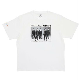 嵐【 Tシャツ 】 ARASHI LIVE TOUR 2026 「We are ARASHI」オフィシャルグッズ 半袖 ツアーTシャツ 白 ホワイト